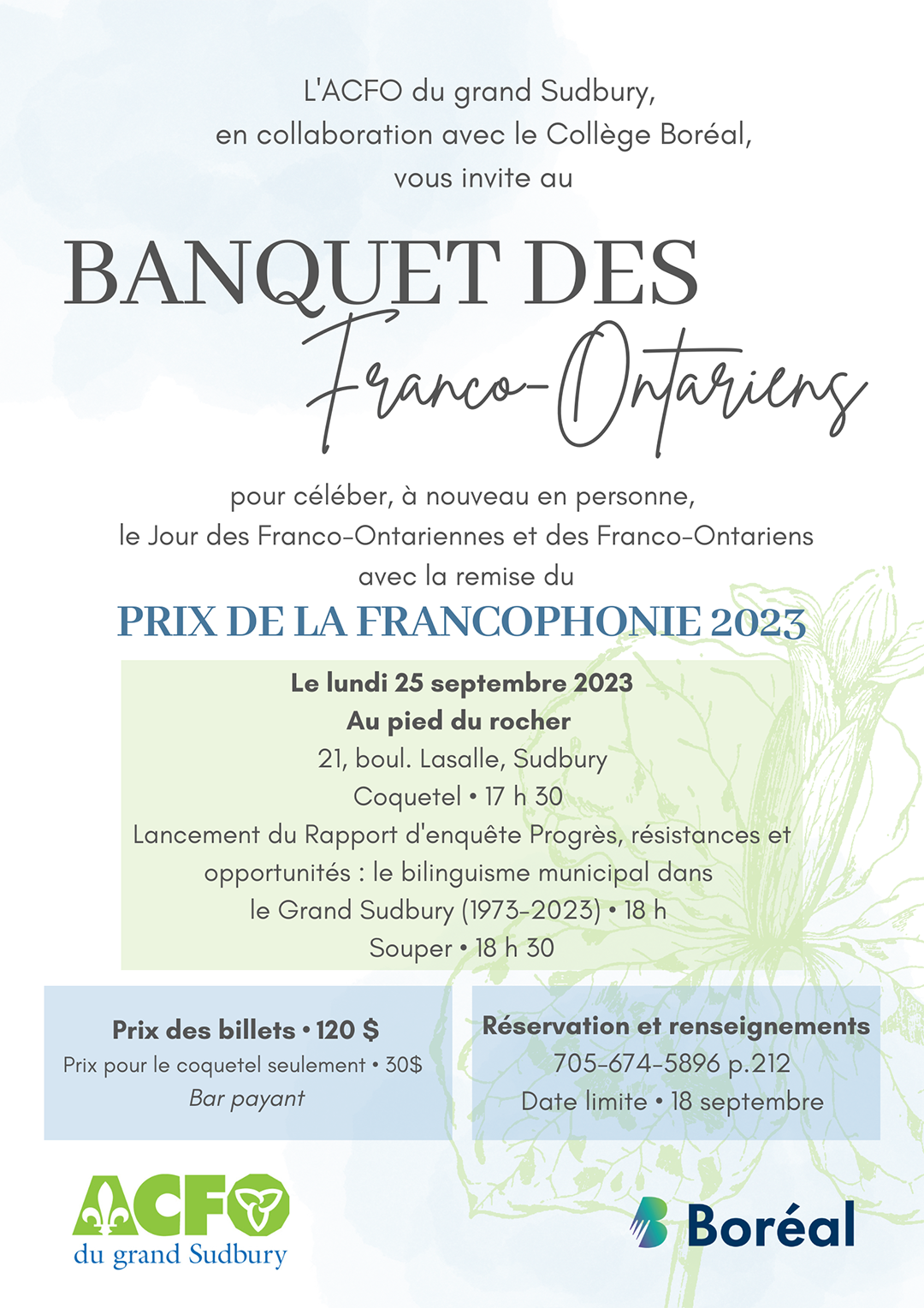 Banquet des Franco-Ontariens